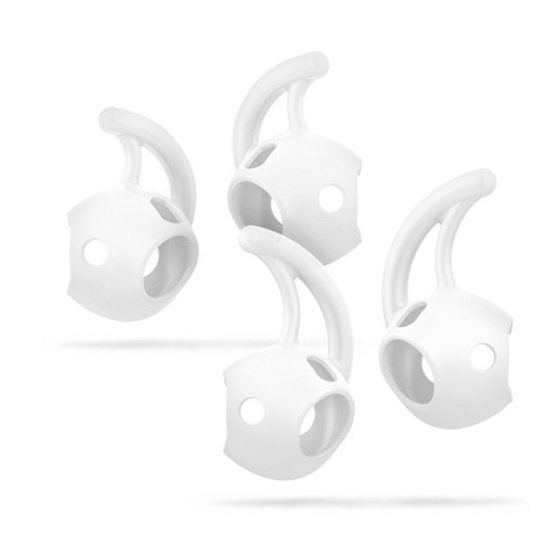 Cyoo Sport Silicone Earplugs for Apple AirPods, White, CY121414